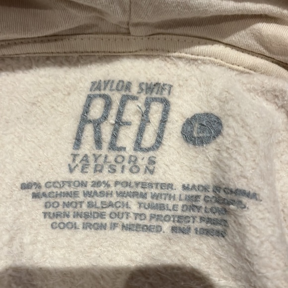 Taylor Swift Red Taylor Version Merch Hoodie - Picture 7 of 8